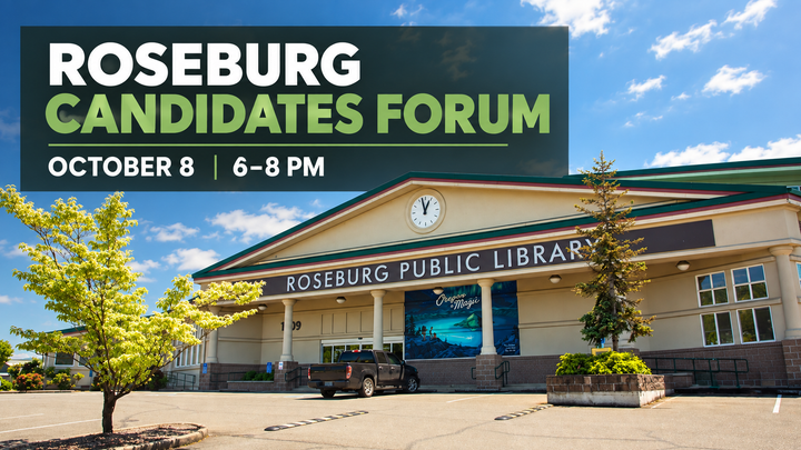 Roseburg City Council and Mayoral Candidates to Meet Voters at Oct. 8 Forum