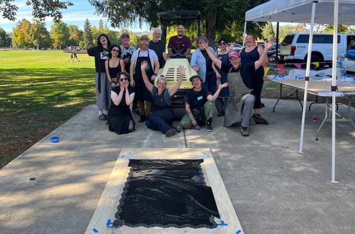 Steamroller Print Brings the Umpqua River and Takelma Language to Life
