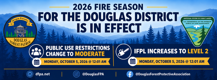 DFPA to Raise Fire Restrictions to Moderate Starting Monday