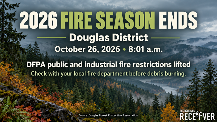Fire Season Ends in Douglas District as Rain and Cooler Weather Return